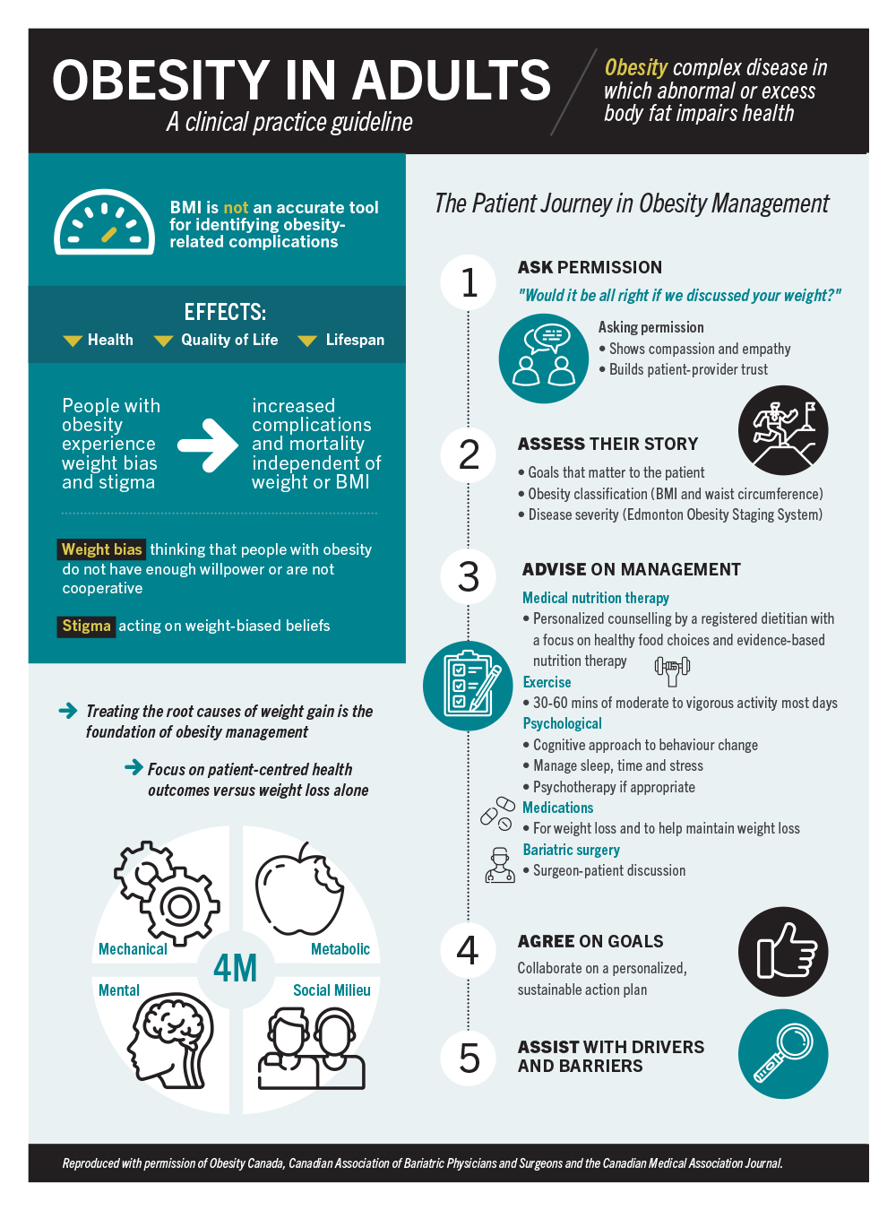 Obesity in Adults: A clinical practice guideline