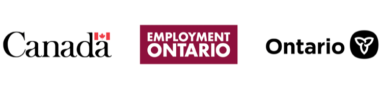 Government of Canada, Employment Ontario and Government of Ontario logos