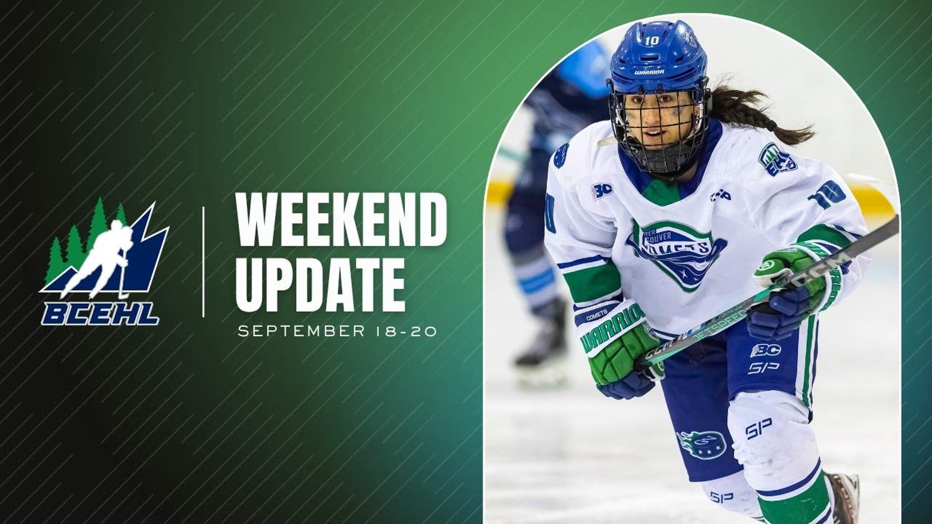 BCEHL WEEKEND UPDATE - SEPTEMBER 18-20