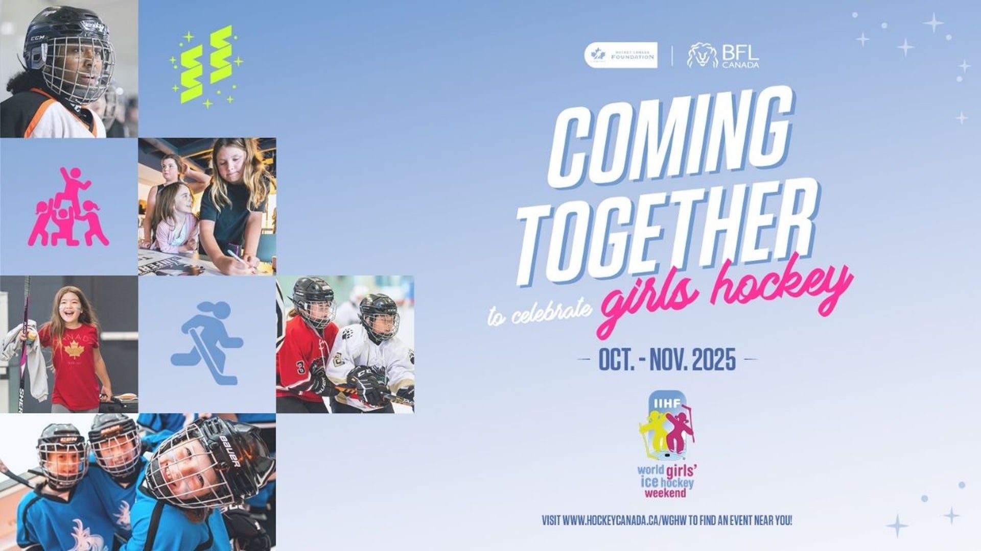 APPLICATIONS OPEN FOR WORLD GIRLS' ICE HOCKEY WEEKEND