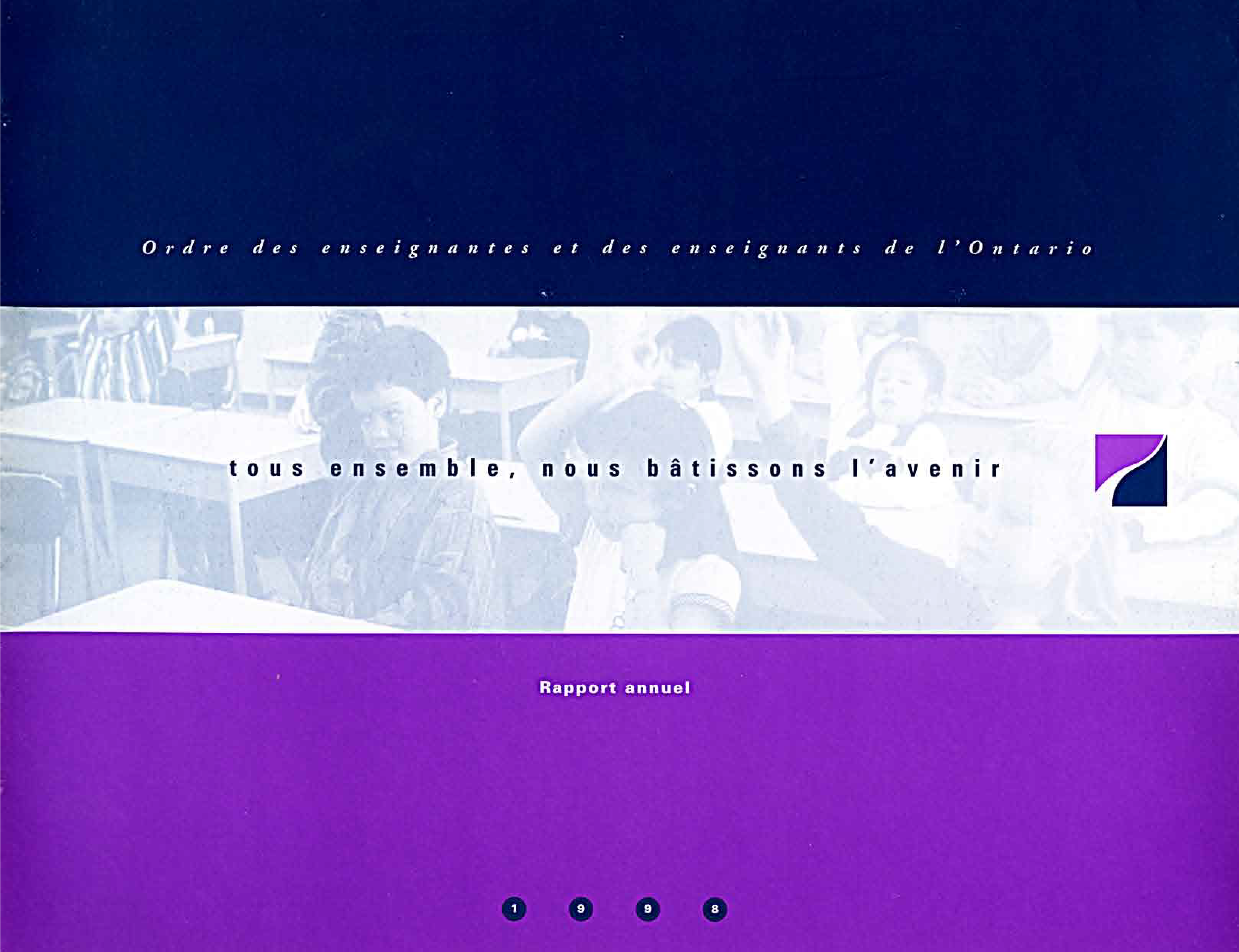 Couverture de rapport annuel 1998