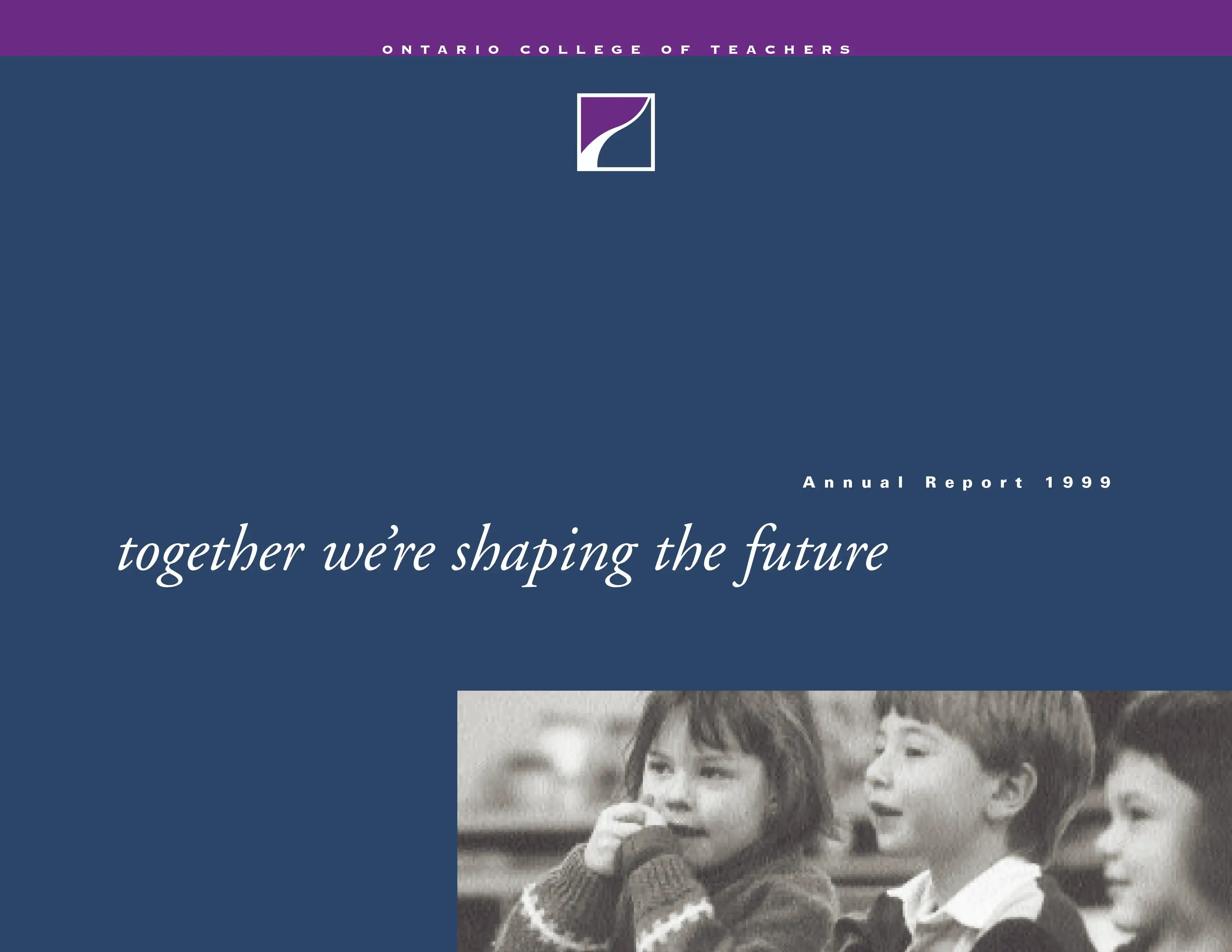 1999 Annual Report cover