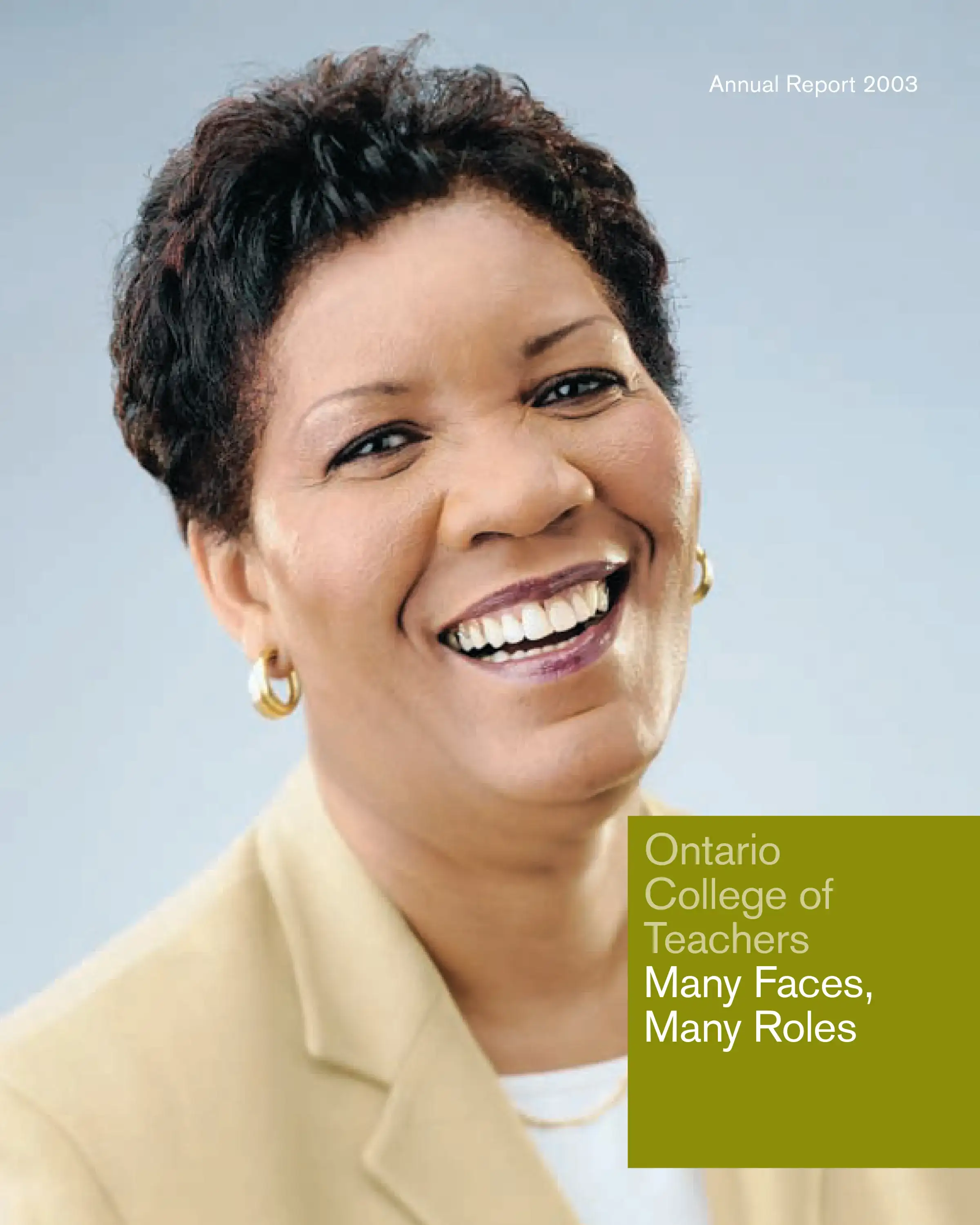 2003 Annual Report cover