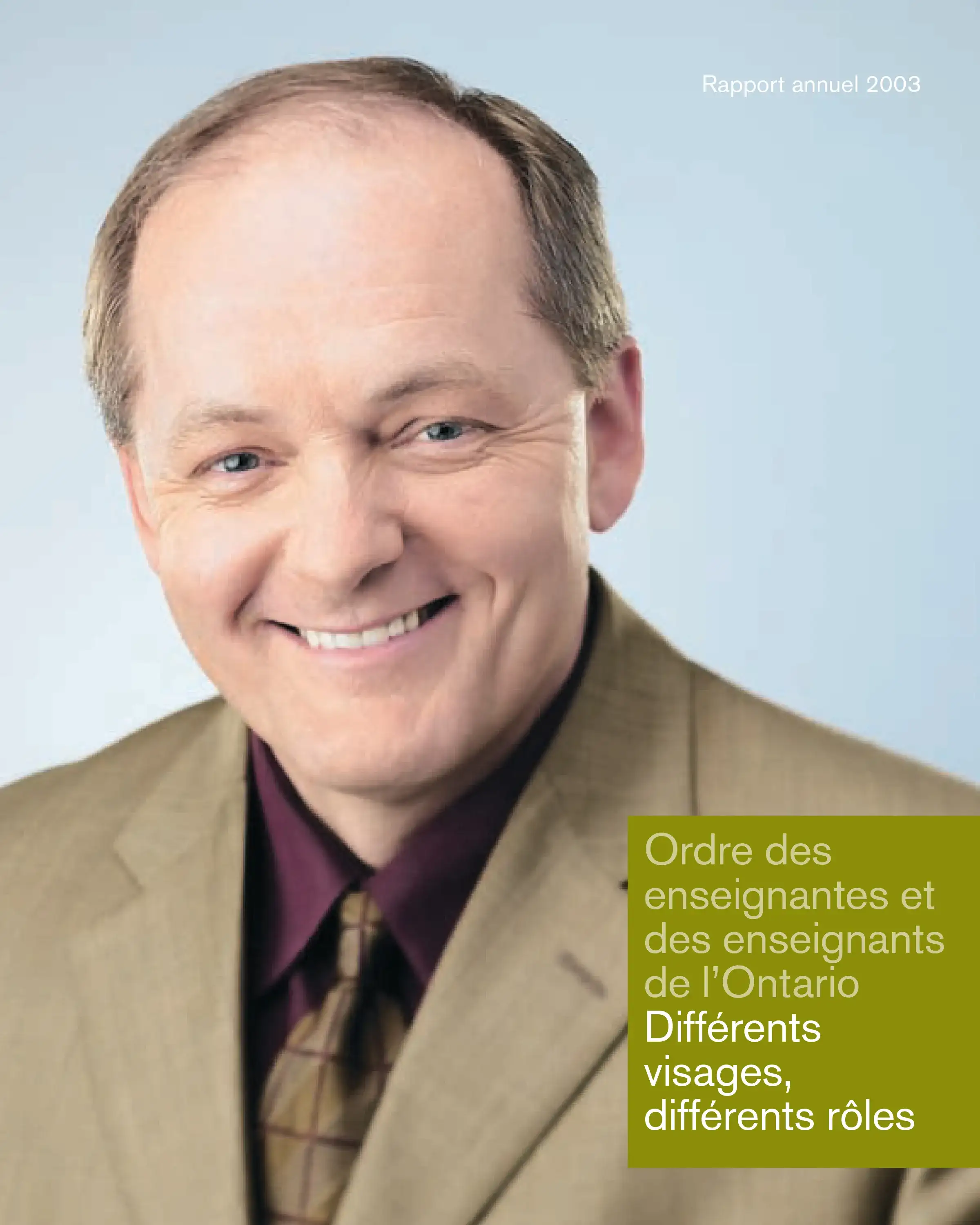 Couverture de rapport annuel 2003
