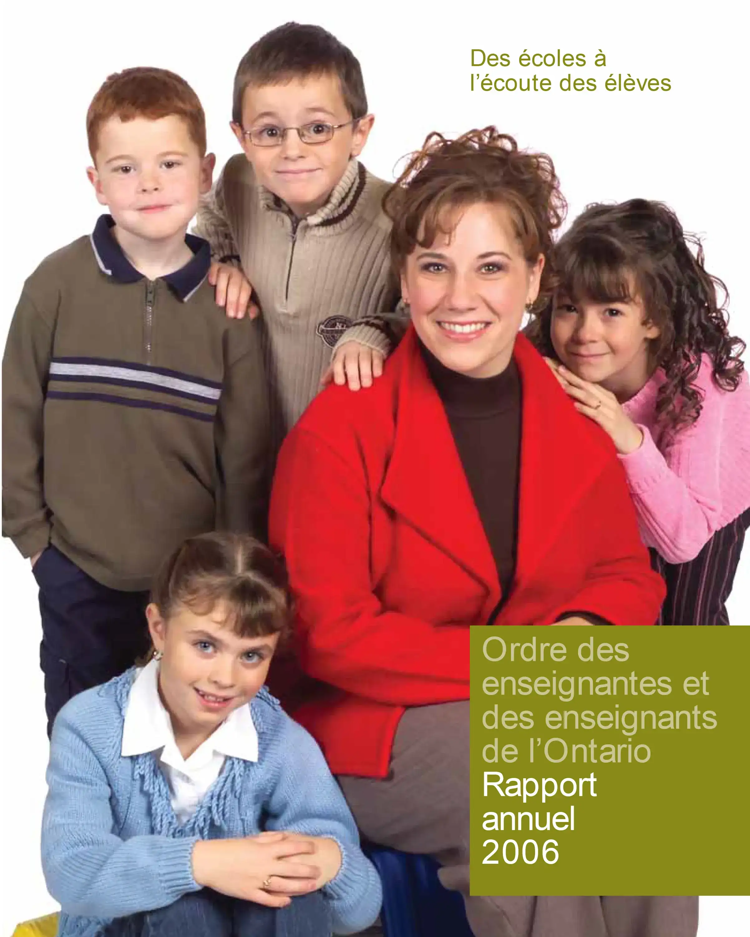 Couverture de rapport annuel 2006