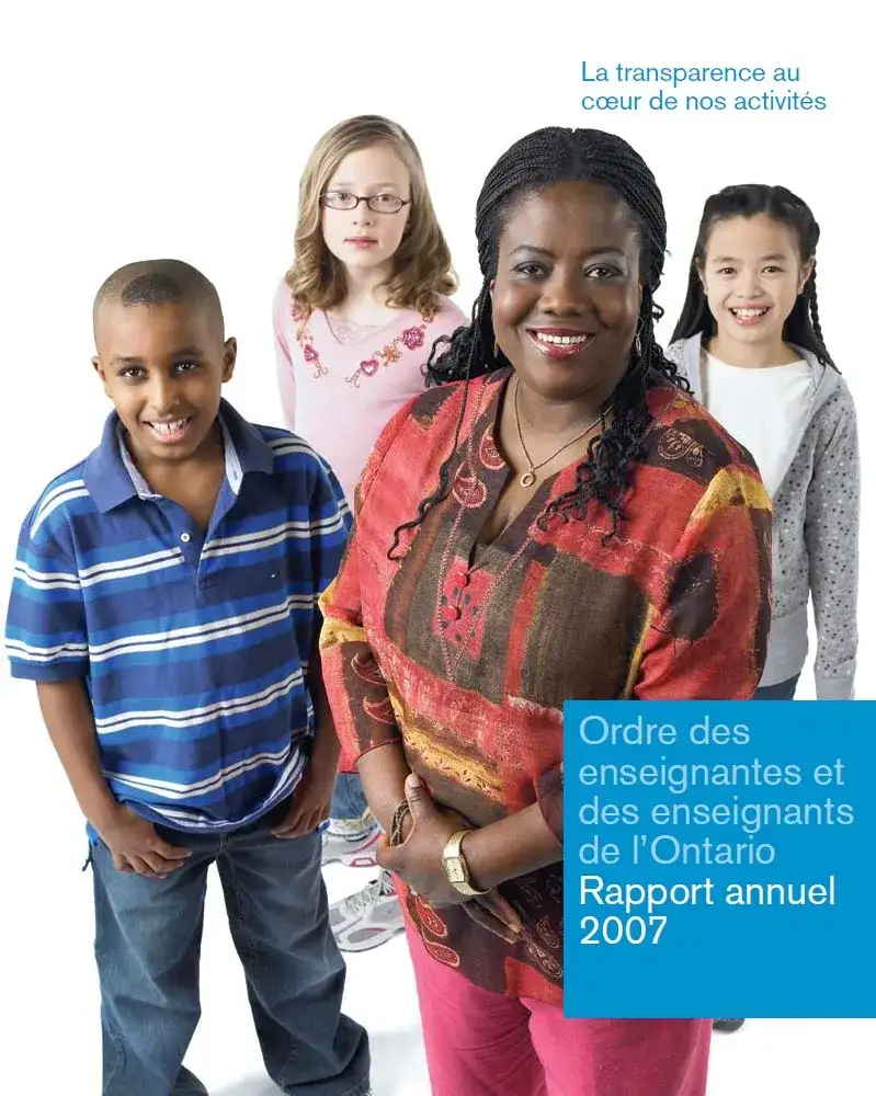 Couverture de rapport annuel 2007