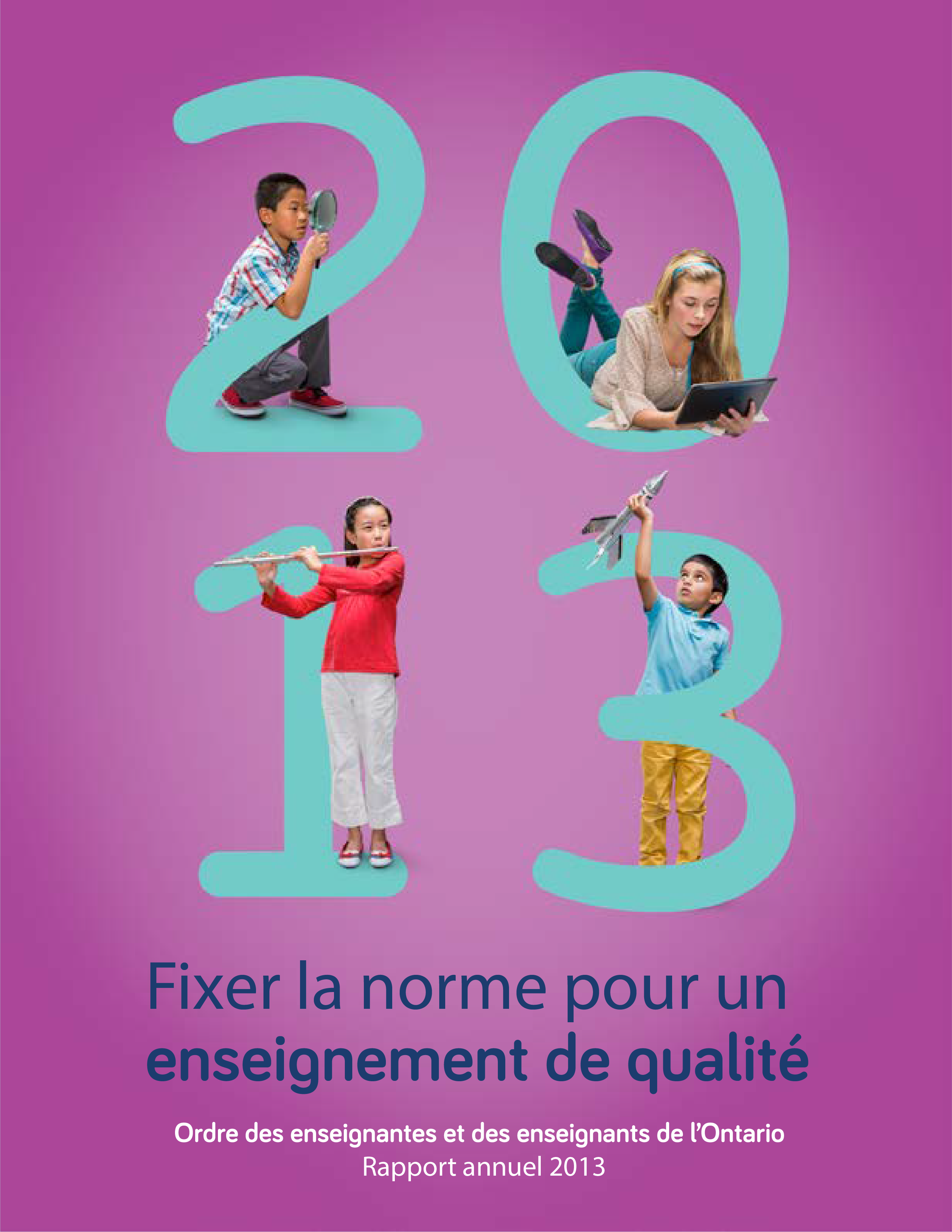 Couverture de rapport annuel 2013