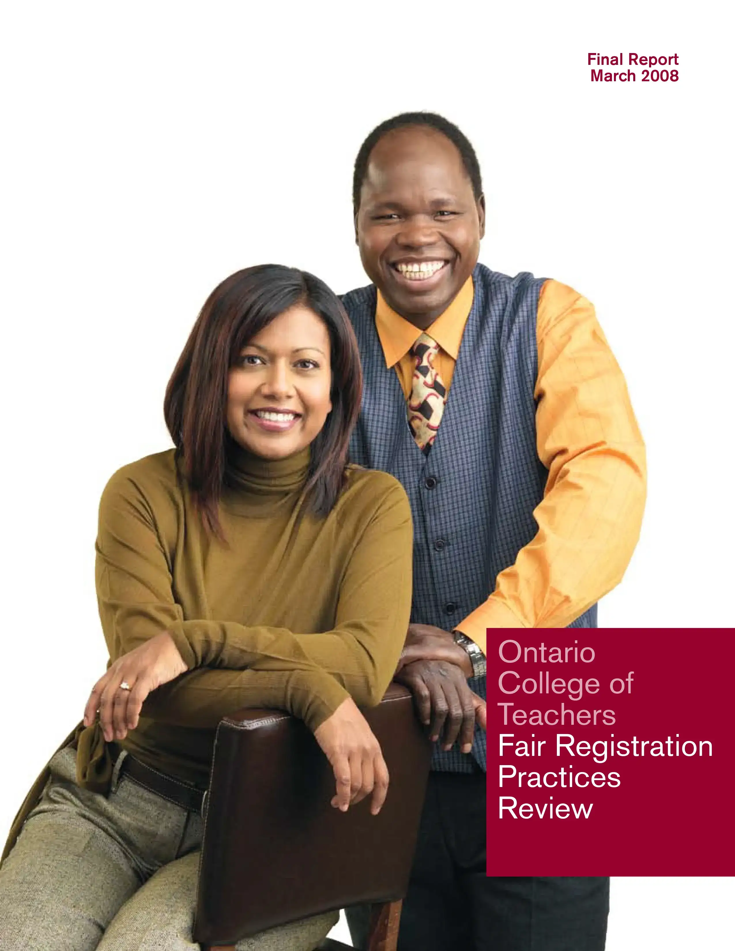 Fair Registration Practices Review 2008 cover