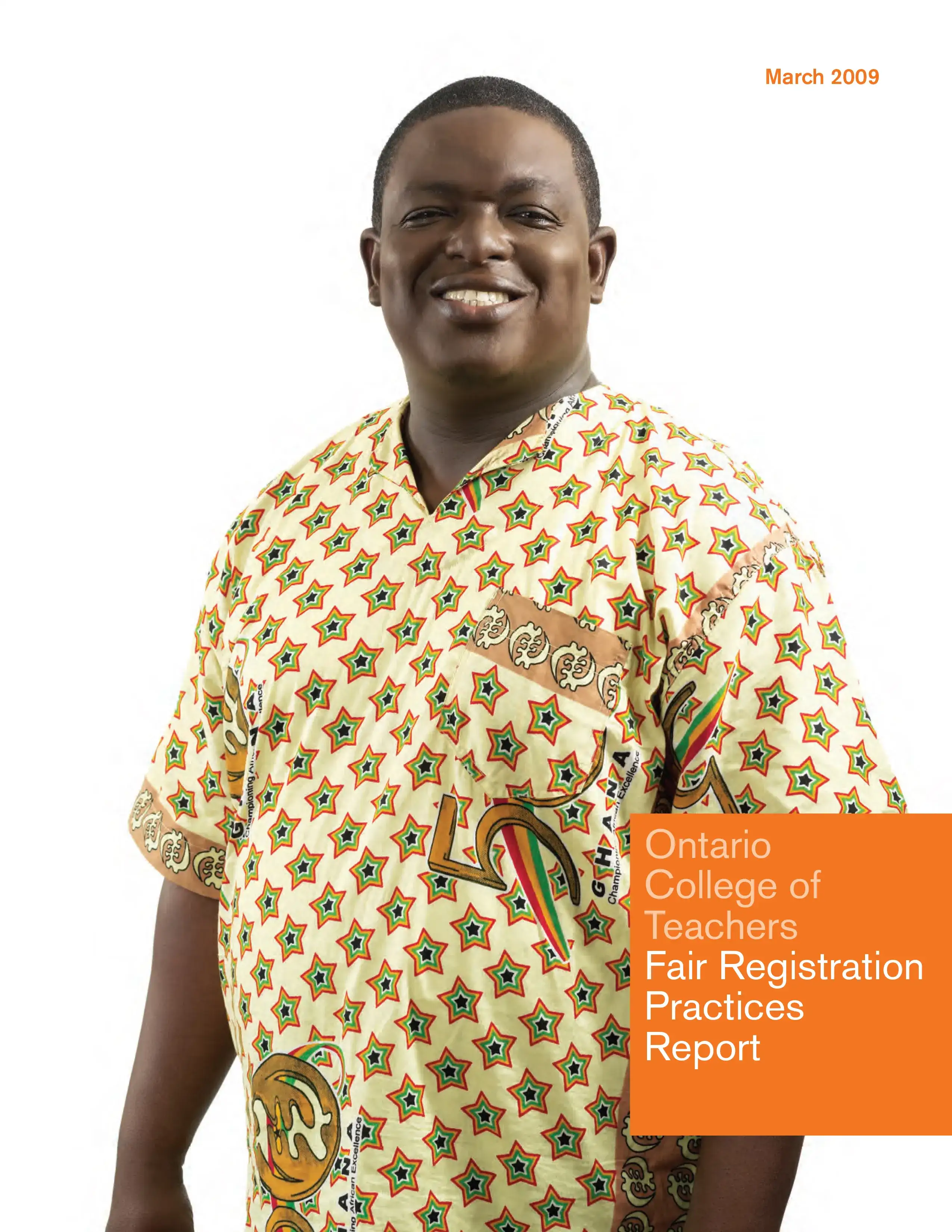 Fair Registration Practices Report 2009 cover