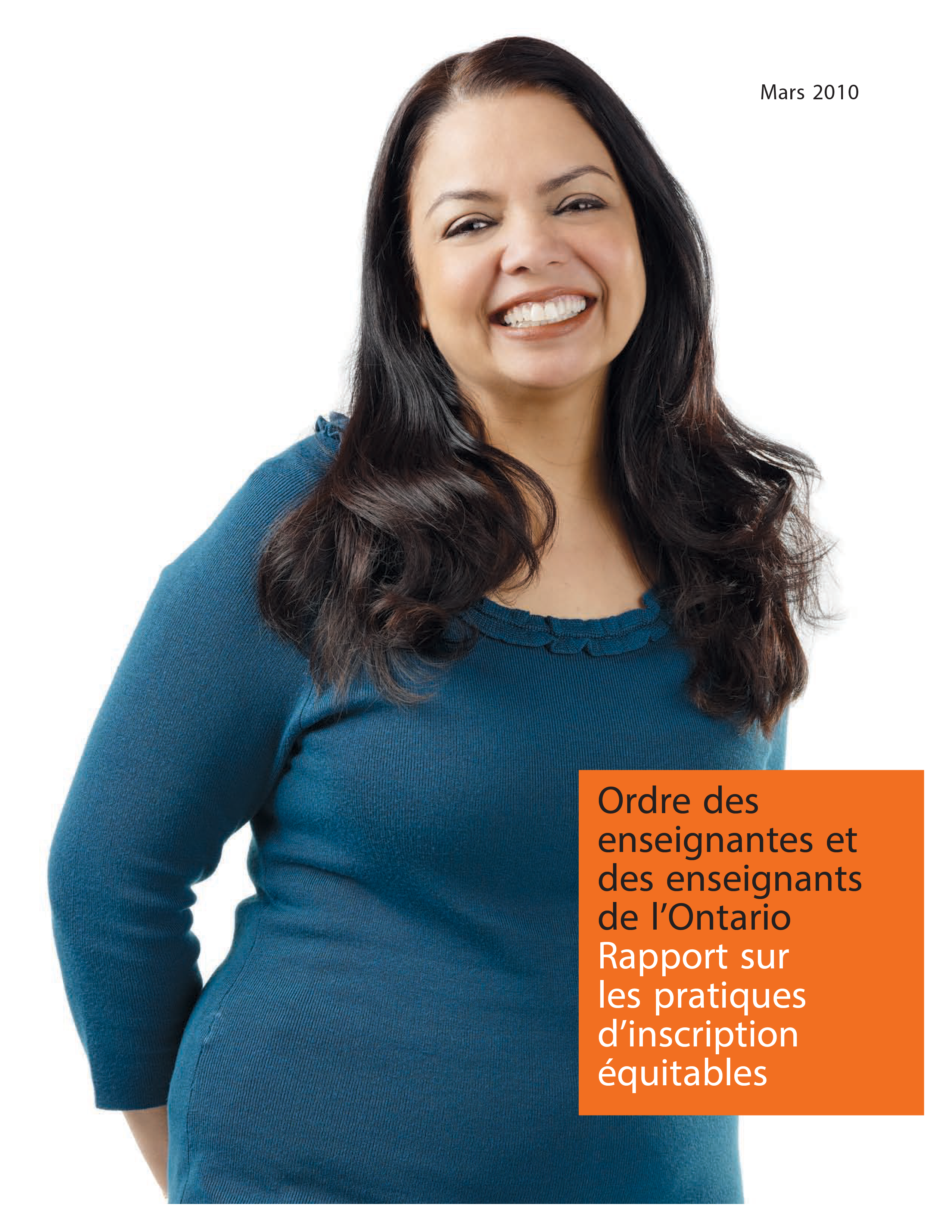 Couverture de Rapport sur les pratiques d’inscription équitables 2010