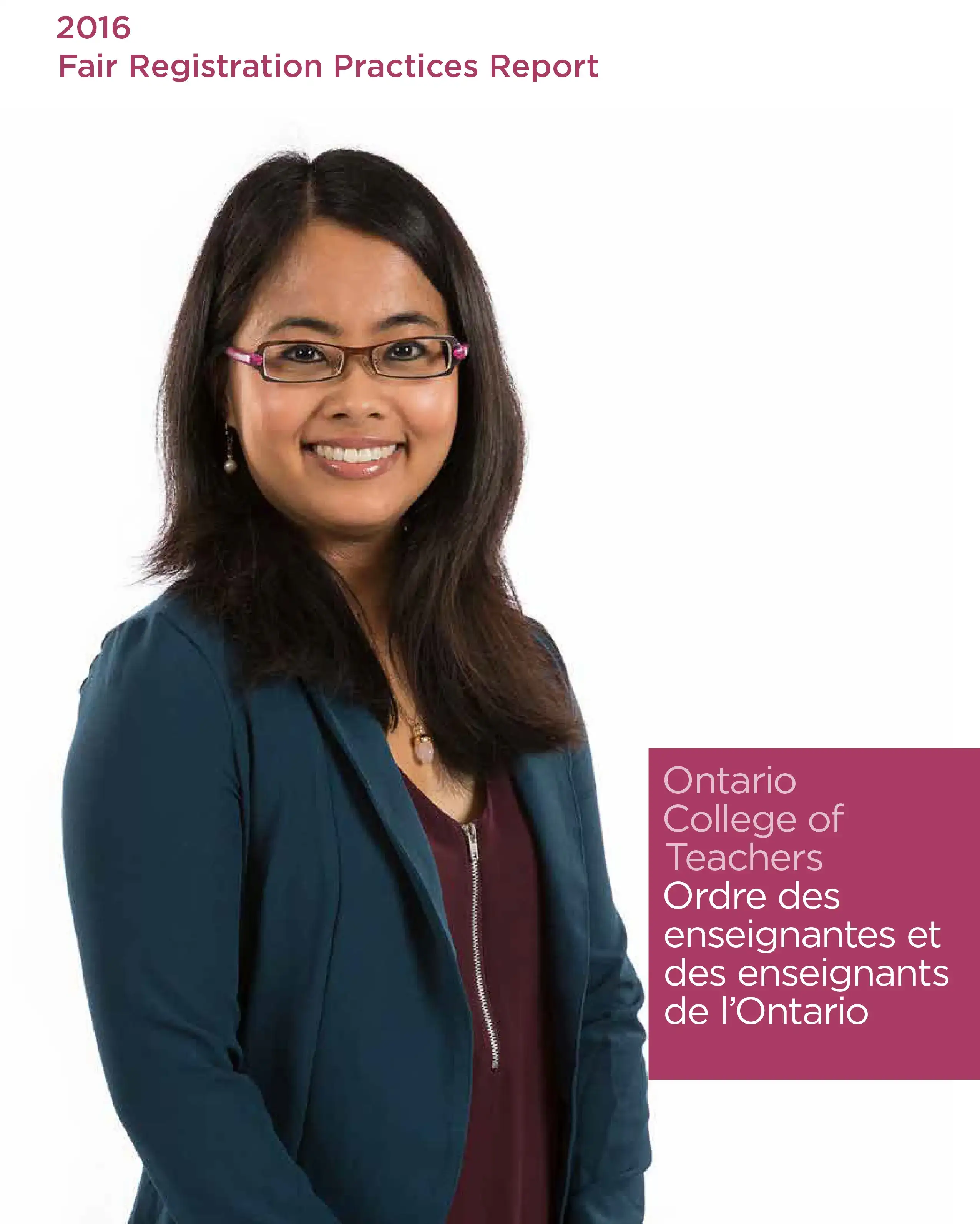 Fair Registration Practices Report 2016 cover