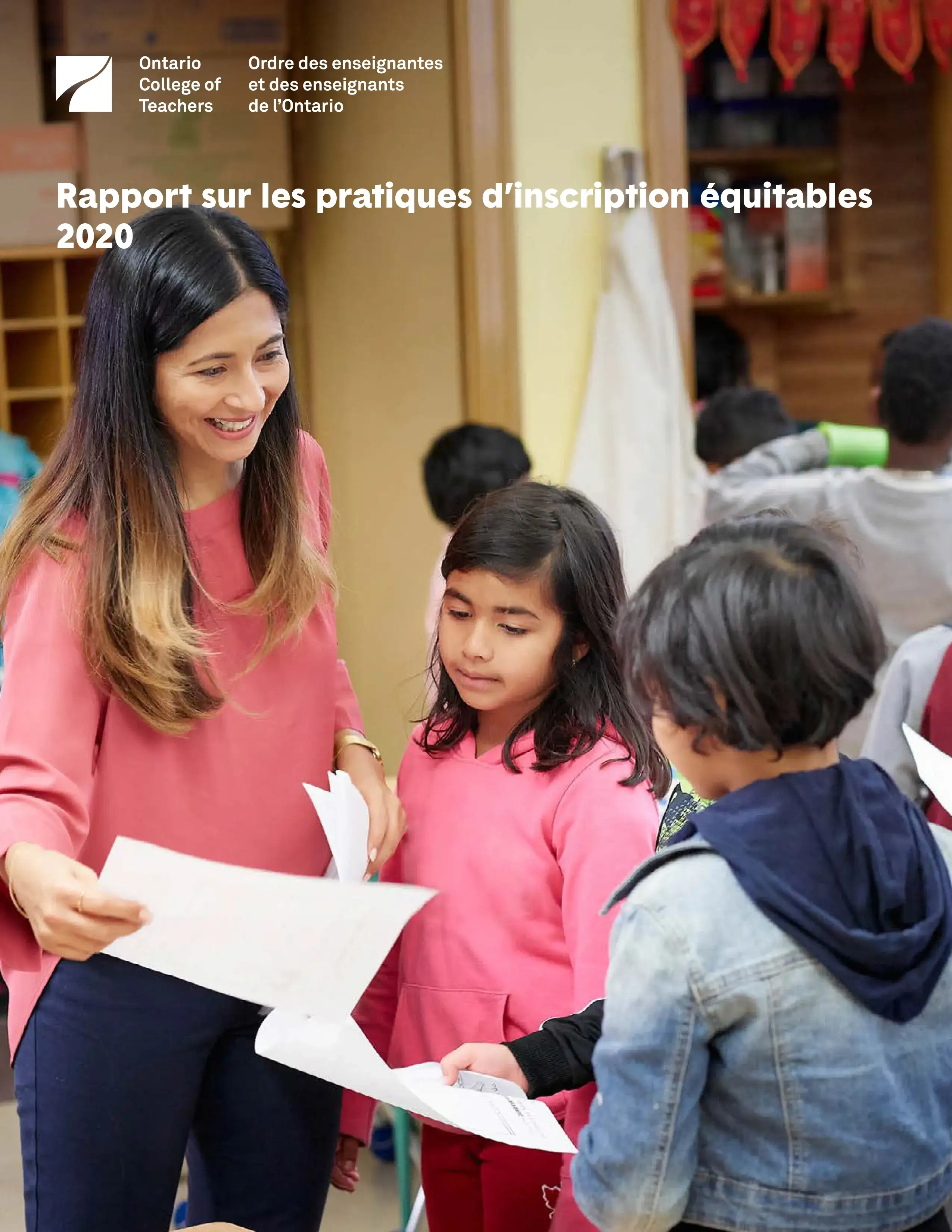Couverture de Rapport sur les pratiques d’inscription équitables 2020