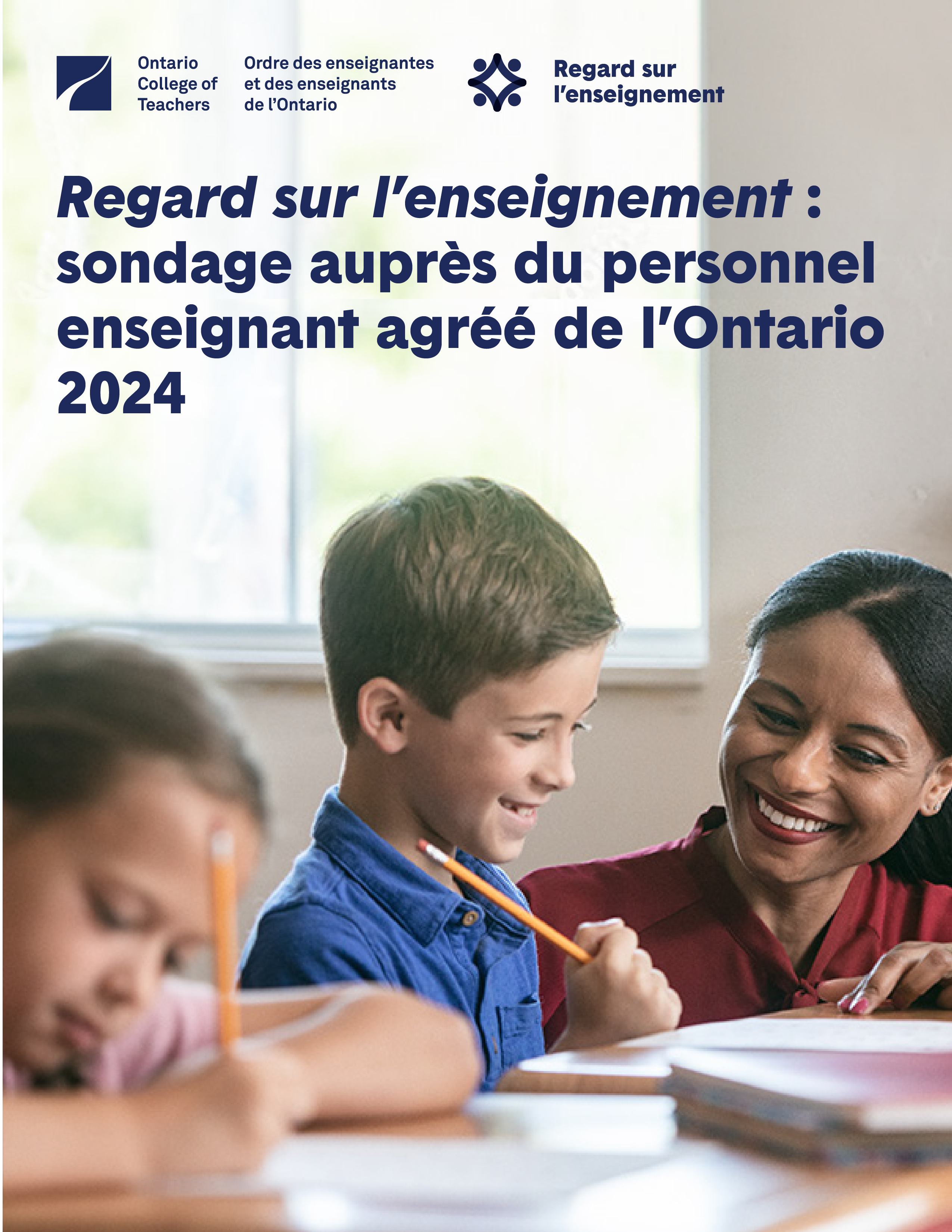 Couverture de Regard sur l'enseignement 2024