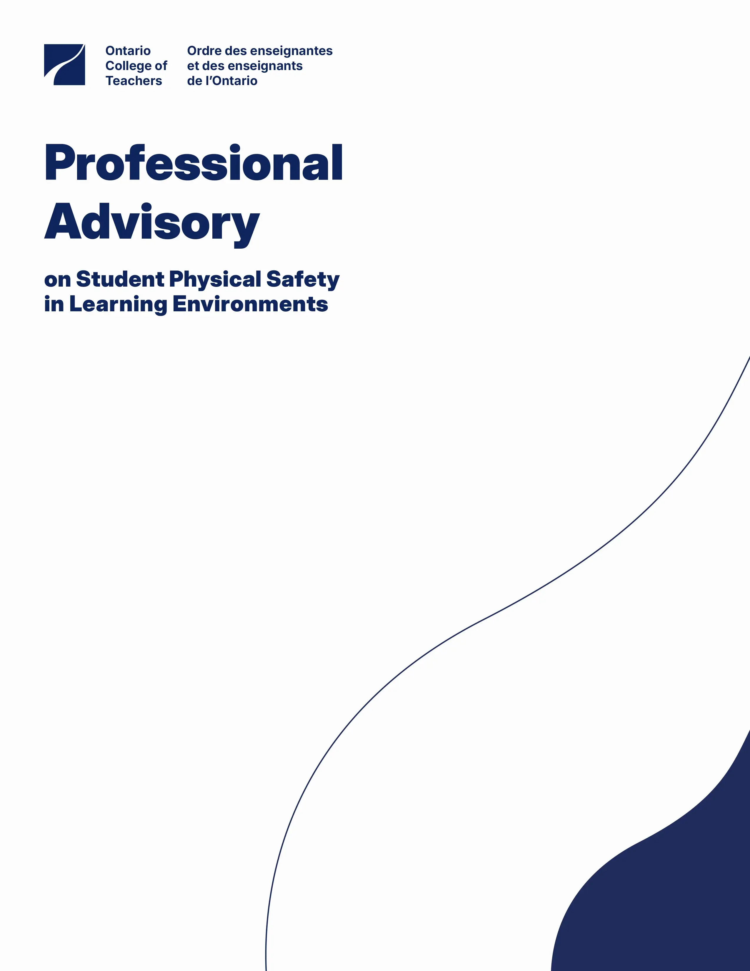 Student Physical Safety in Learning Environments