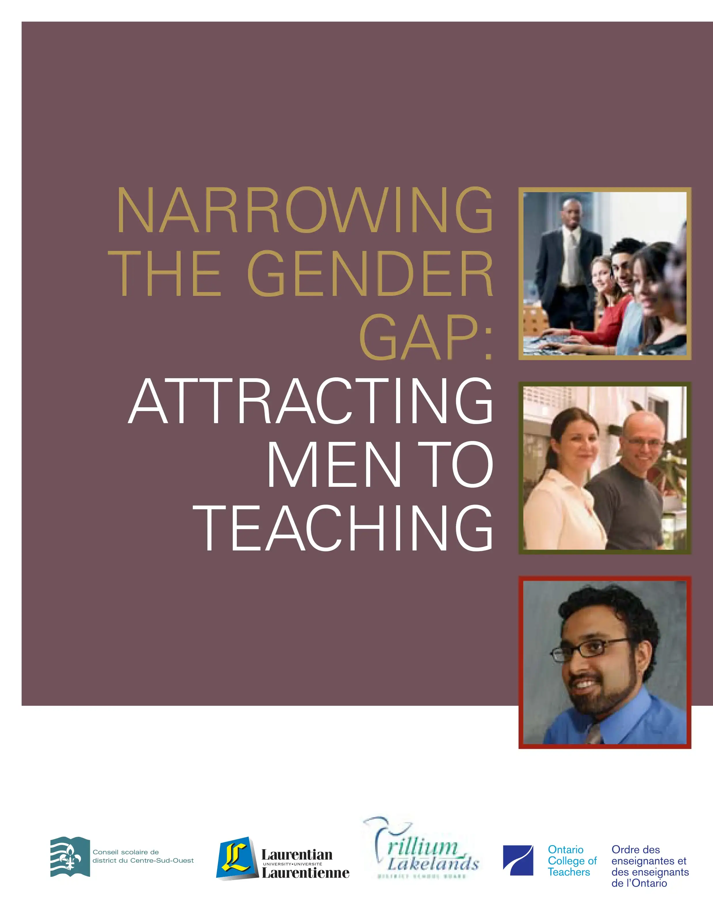 Narrowing the Gender Gap: Attracting Men to Teaching cover