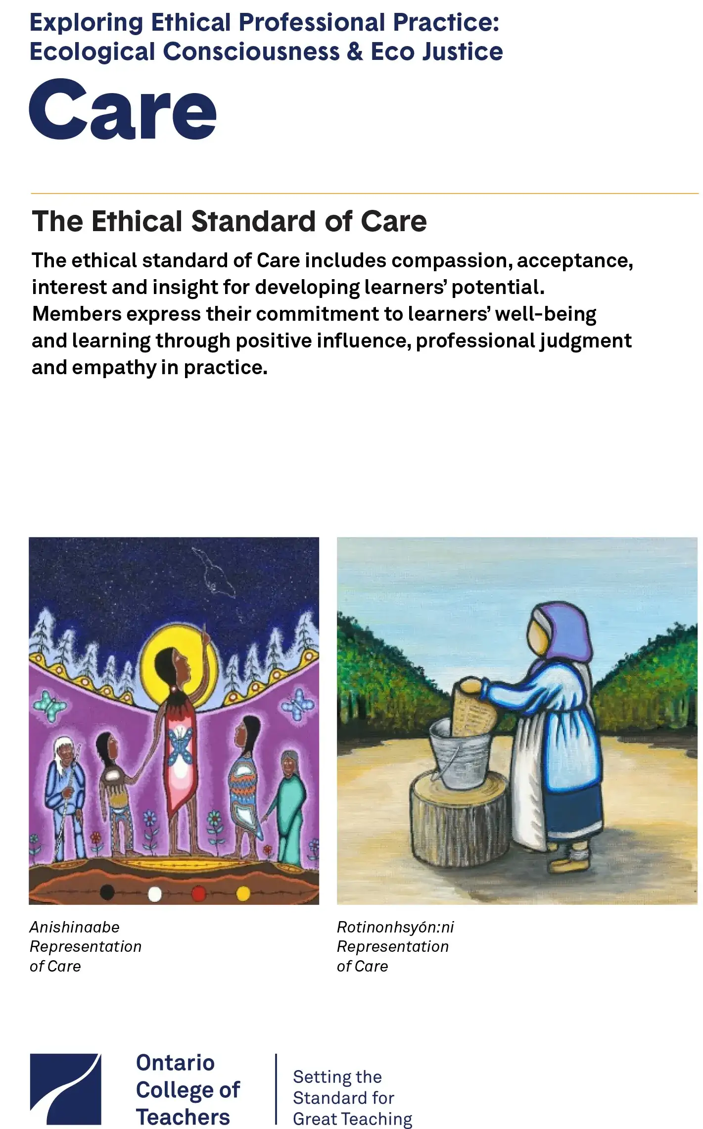 Exploring Ethical Professional Practice: Ecological Consciousness & Eco Justice Cards – The Ethical Standard of Care cover