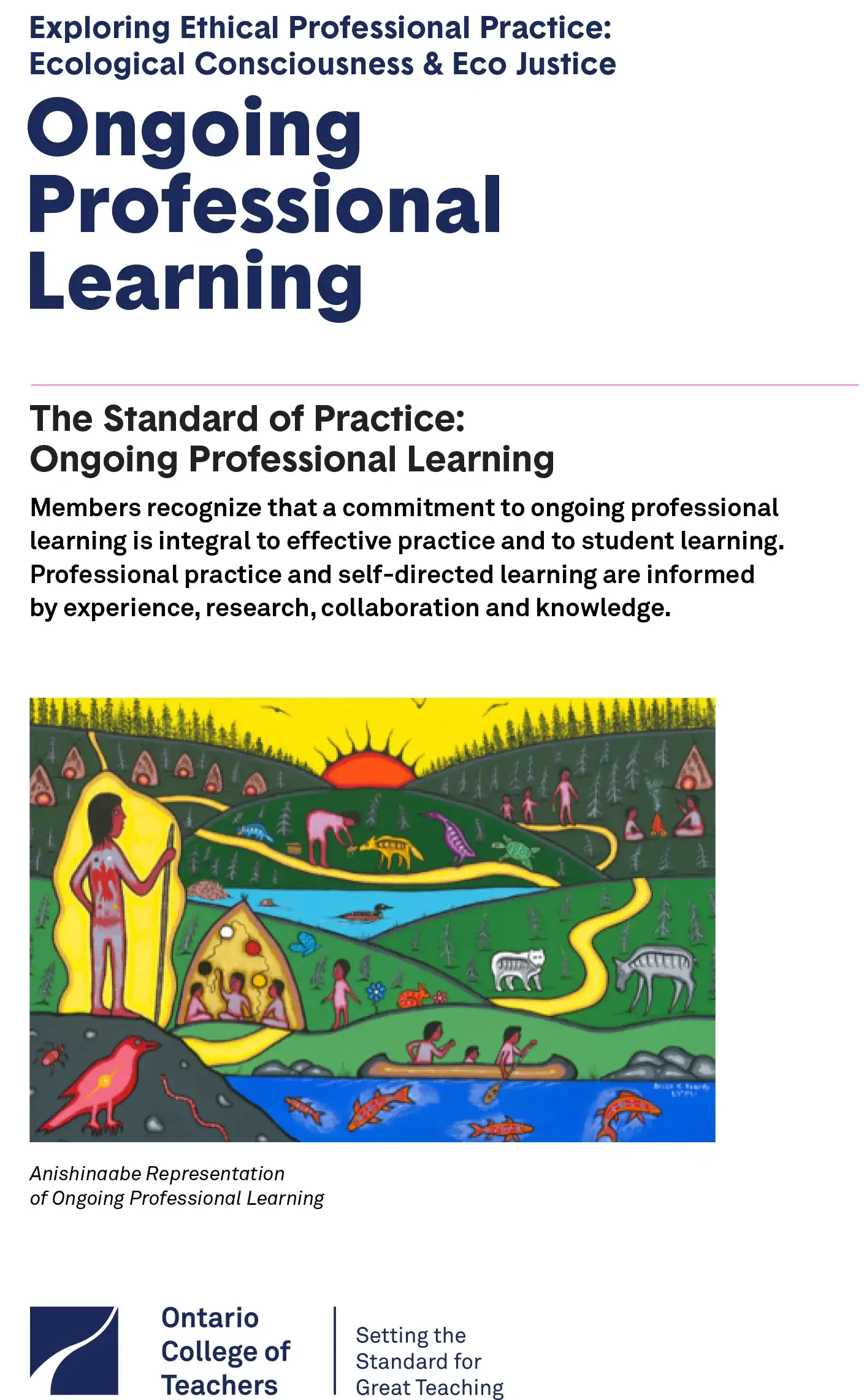 Exploring Ethical Professional Practice: Ecological Consciousness & Eco Justice Cards – Ongoing Professional Learning cover