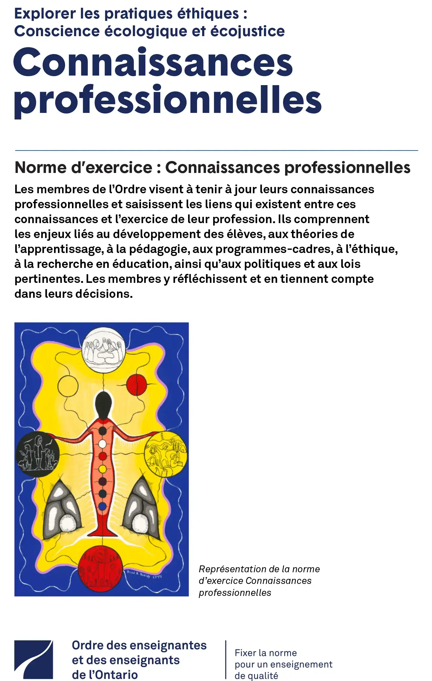 Couverture de Explorer les pratiques éthiques : Conscience écologique et écojustice – Norme de déontologie : respect