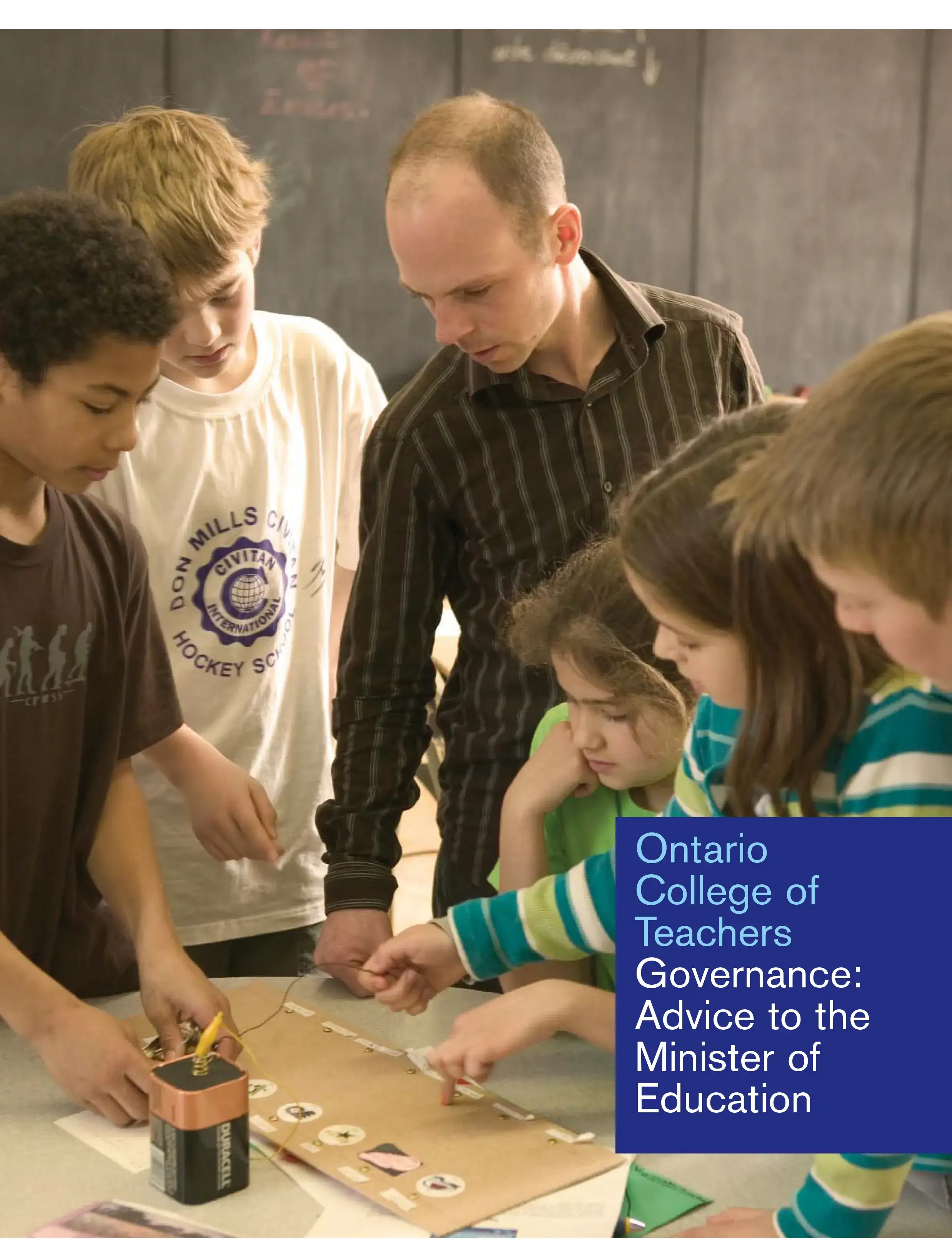 Governance: Advice to the Minister of Education cover