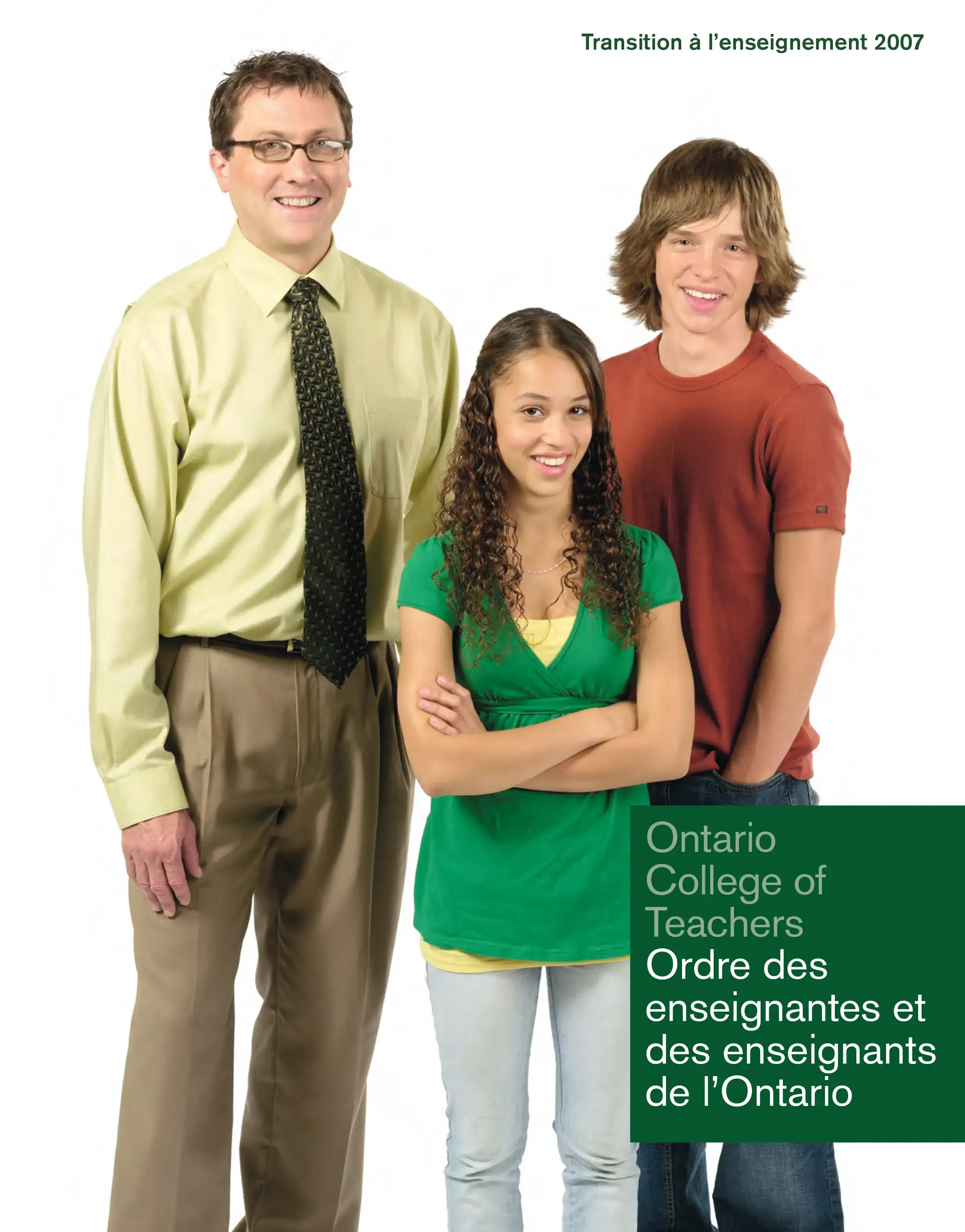 Couverture de Transition à l’enseignement 2007