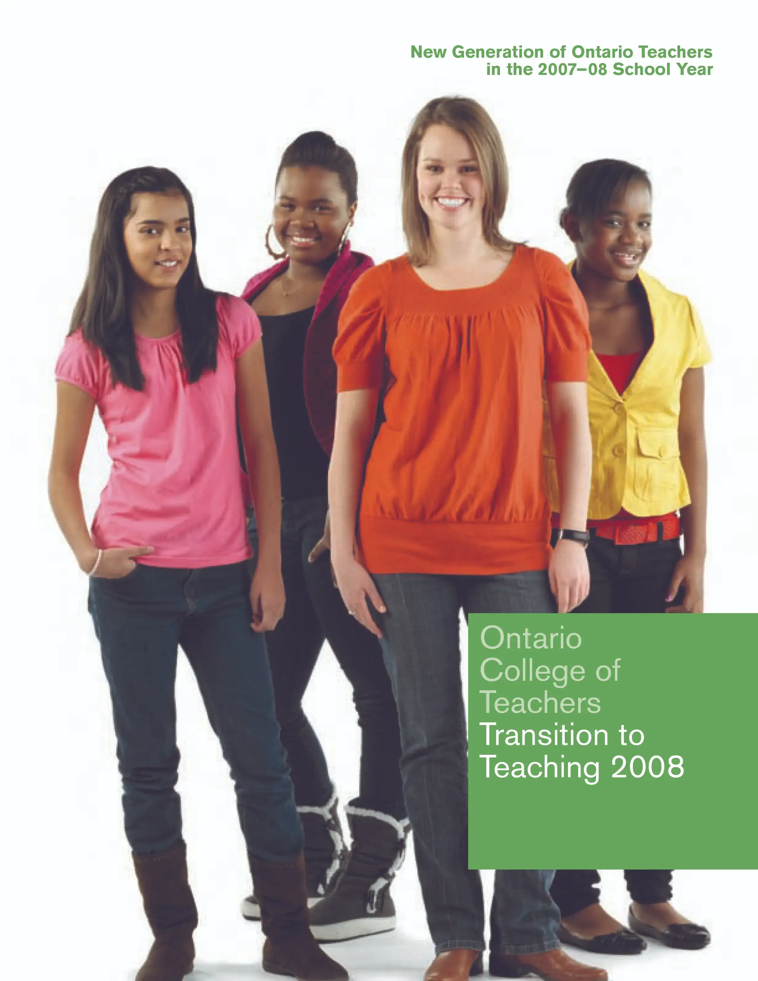 Cover of Transition to Teaching 2008