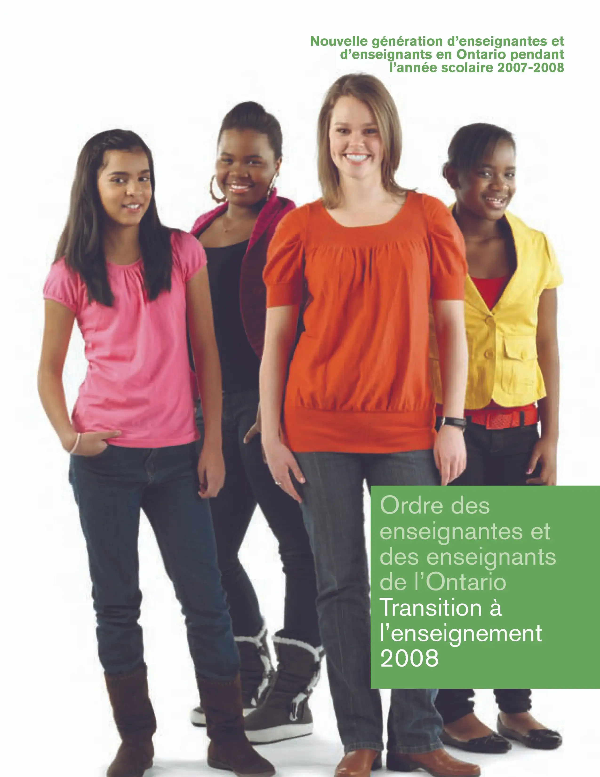Couverture de Transition à l’enseignement 2008