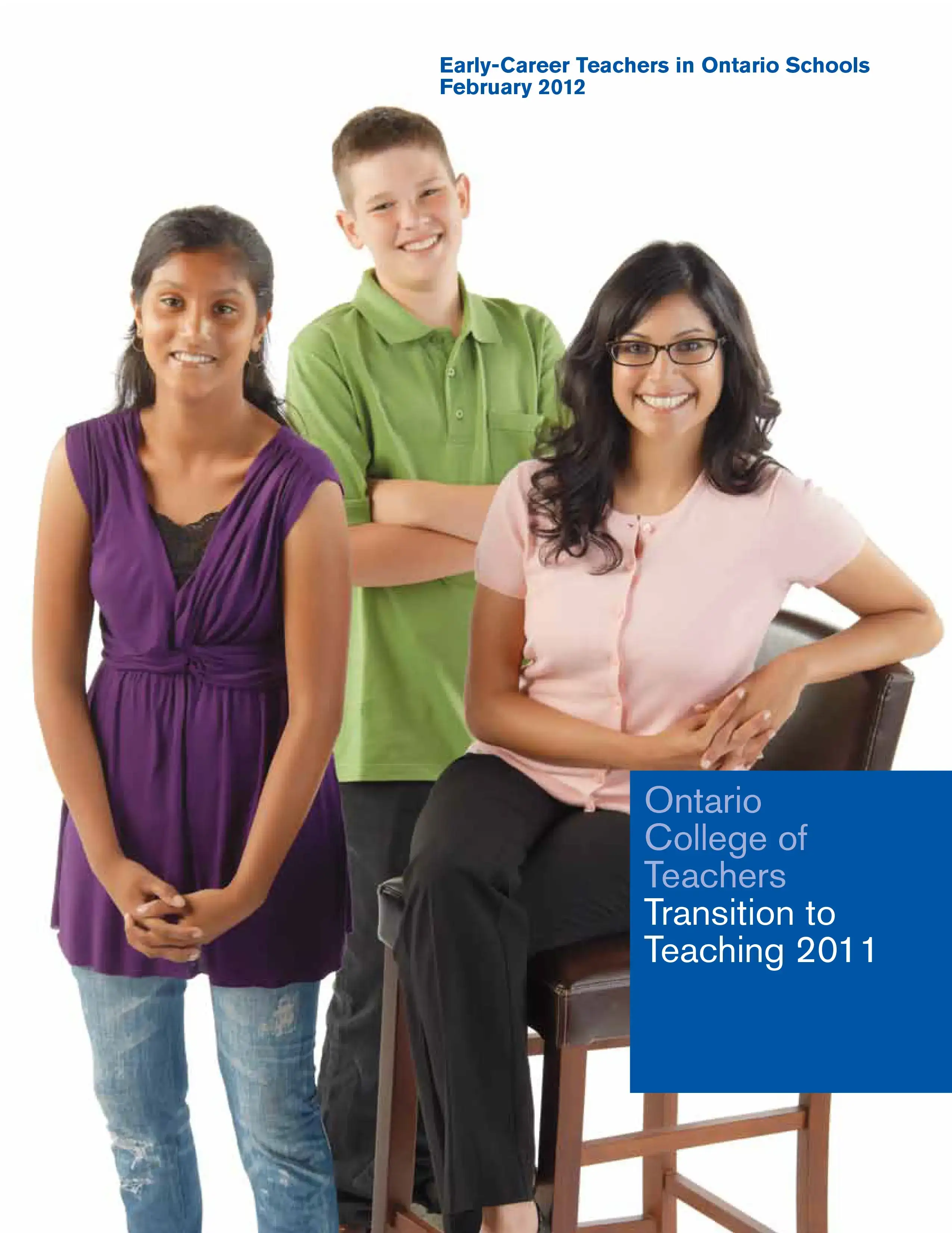 Cover of Transition to Teaching 2011: Early-Career Teachers in Ontario Schools