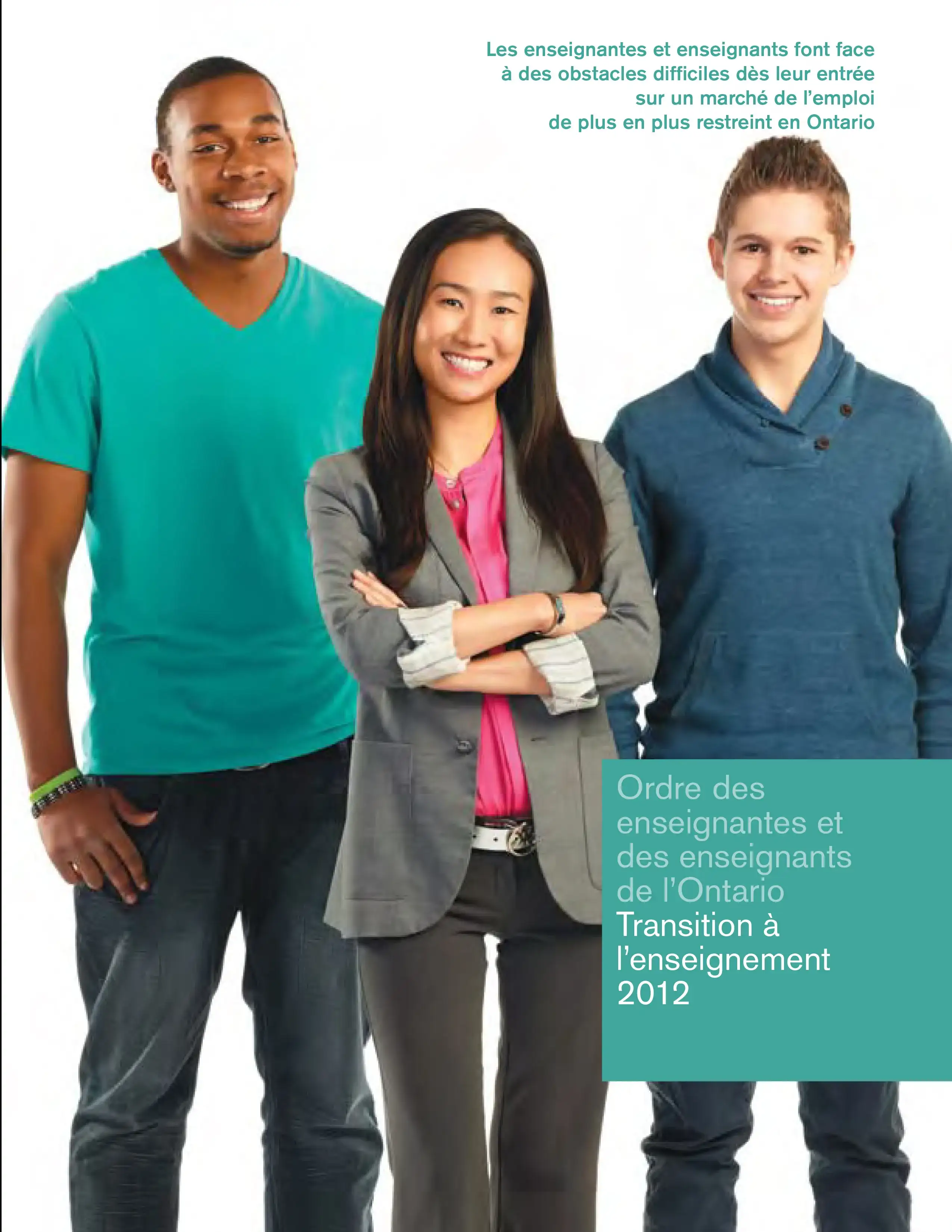 Couverture de Transition à l’enseignement 2012