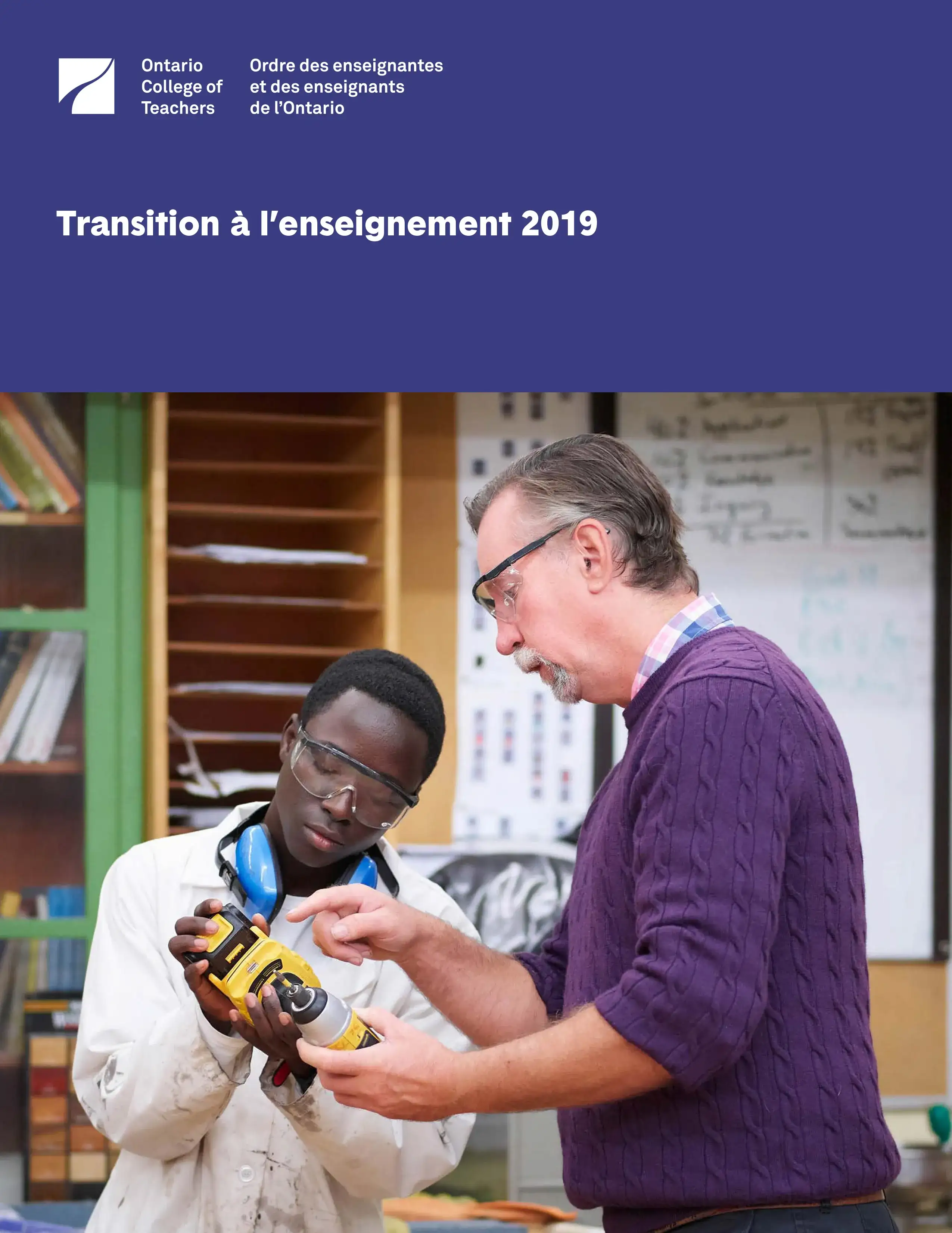 Couverture de Transition à l’enseignement 2019