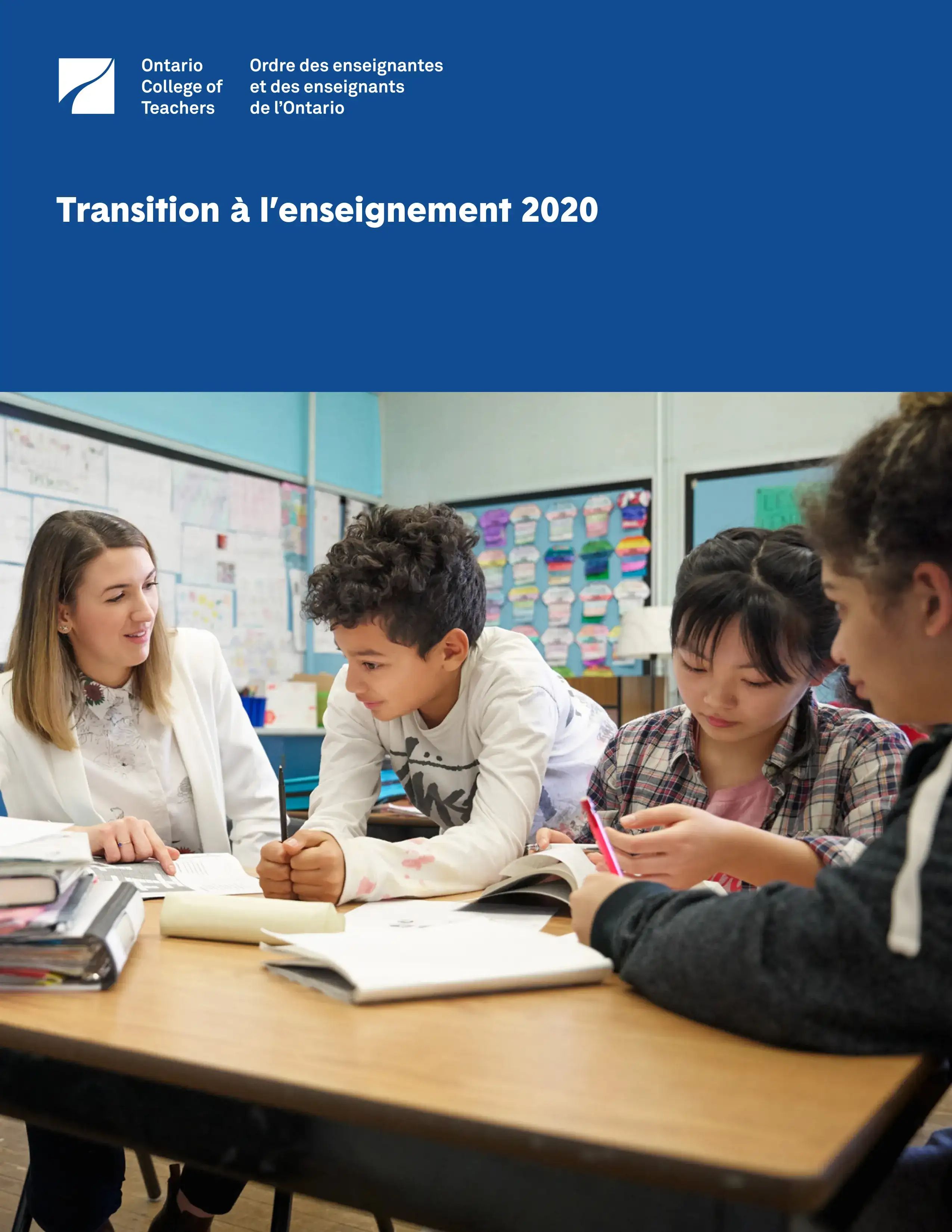 Couverture de Transition à l’enseignement 2020